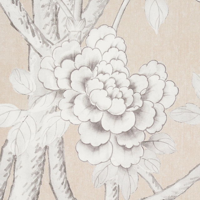 Chinois Palais Vinyl Panel Stone by Mary McDonald Scenic Wall Mural – Schumacher 5010161