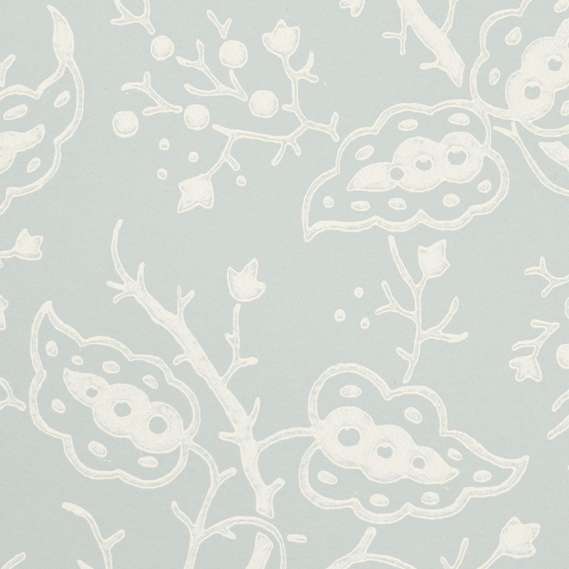 Darby Sky Botanical Wallpaper by Schumacher – Wallflowers Collection 5010180