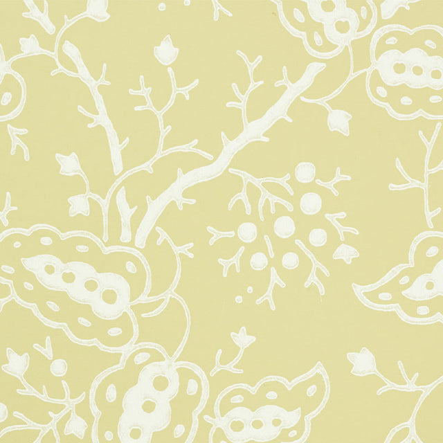 Darby Buttercup Botanical Wallpaper – Schumacher 5010182