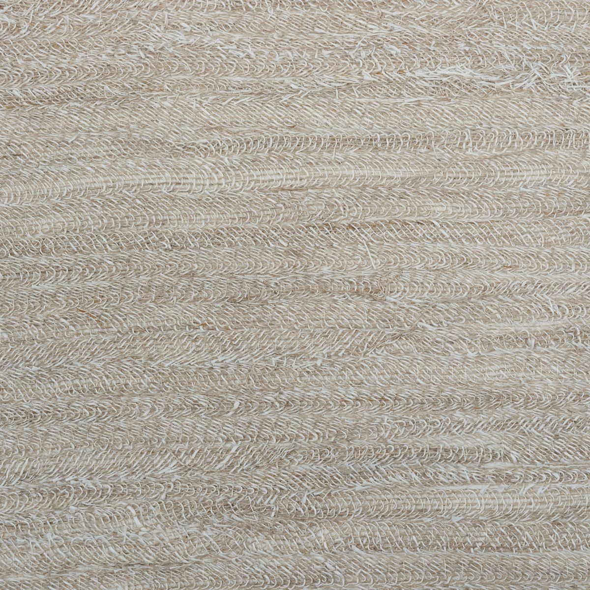 Ruched Linen wallcovering in Natural by Schumacher, featuring a loosely woven linen texture with an earthy, ruched appearance.