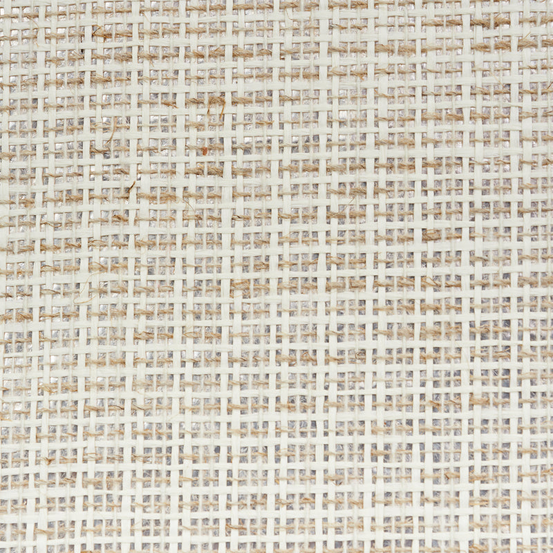 Linen & Paperweave Greige by Schumacher Textured Wallcovering – Schumacher 5010241
