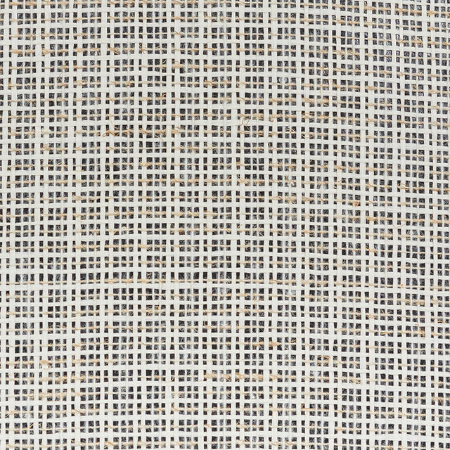 Linen & Paperweave Carbon by Schumacher Textured Wallcovering – Schumacher 5010243