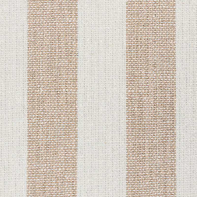 Linen Stripe Sand by Schumacher Wide-Width Wallpaper – Down to Earth Textured Wallcovering 5010251