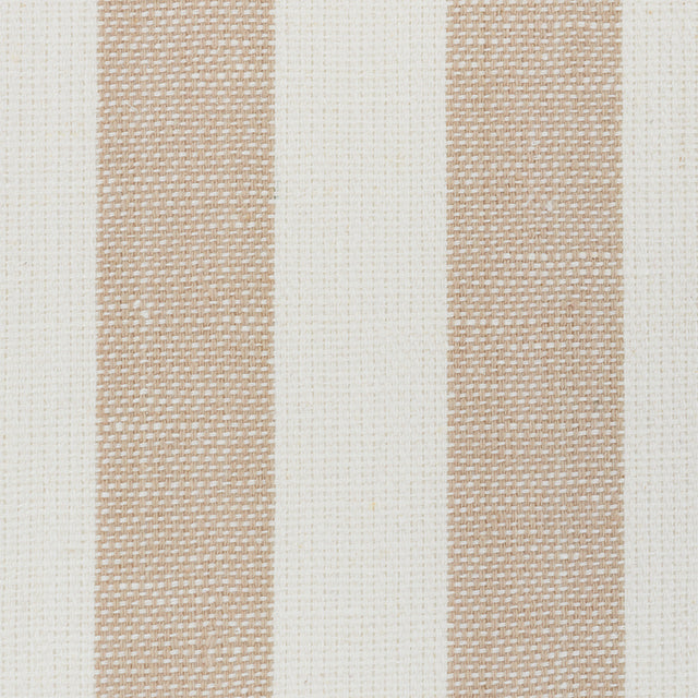 Linen Stripe Sand by Schumacher Wide-Width Wallpaper – Down to Earth Textured Wallcovering 5010251