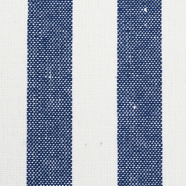 Linen Stripe Indigo by Schumacher Wide-Width Wallpaper – Down to Earth Textured Wallcovering 5010254