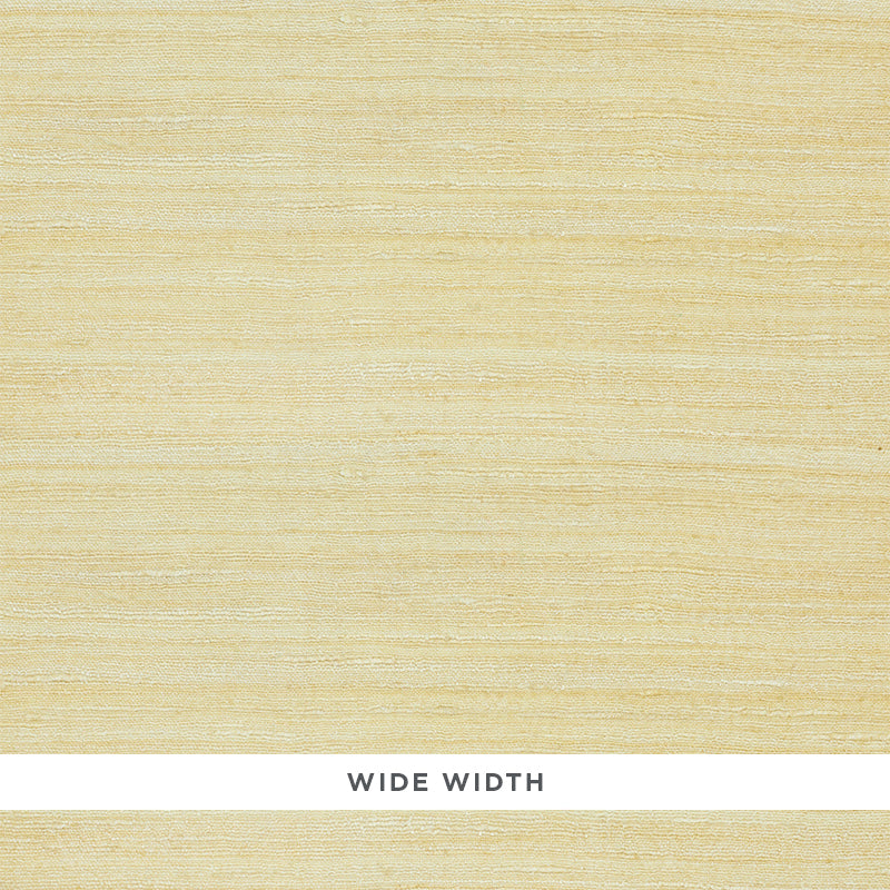 Silk Strie Sand textured wallcovering by Schumacher, wide width, subtle striated silk effect in neutral sand color.