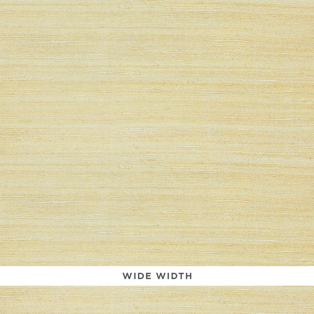Silk Strie Sand textured wallcovering by Schumacher, wide width, subtle striated silk effect in neutral sand color.