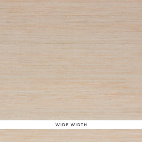 Silk Strie Pearl textured wallcovering by Schumacher, wide width, subtle striated silk texture in a neutral tone.
