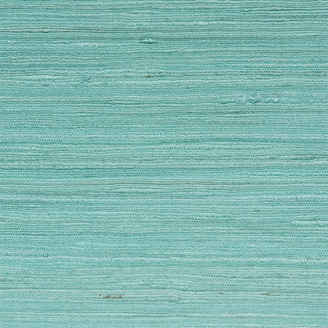 Silk Strie Aqua by Schumacher Textured Wide-Width Wallpaper – Schumacher 5010273