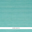 Silk Strie Aqua textured wide-width wallpaper by Schumacher, shown in close-up detail.
