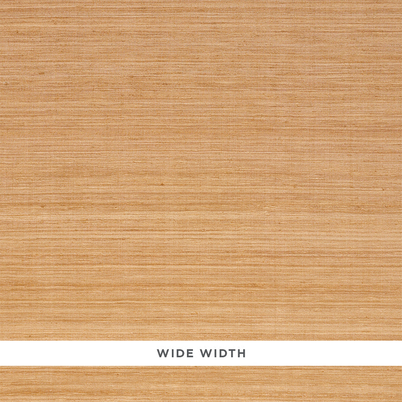 Silk Strie Fawn textured wallcovering by Schumacher, wide width, natural silk striations