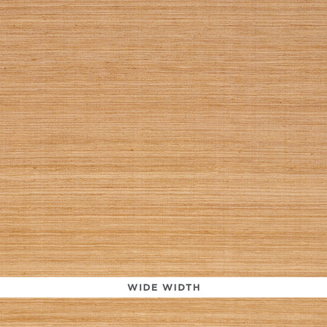 Silk Strie Fawn textured wallcovering by Schumacher, wide width, natural silk striations