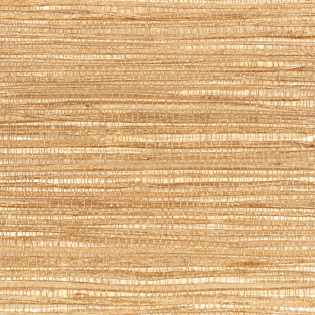 Metallized Flax Brass by Schumacher Textured Metallic Wallpaper – Down to Earth Collection 5010282