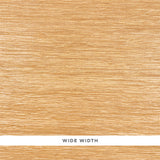 Metallized Flax Brass textured metallic wallpaper by Schumacher