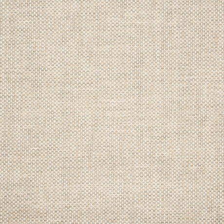 Tonal Paperweave wallpaper in Granite by Schumacher, featuring a natural woven texture in neutral tones.