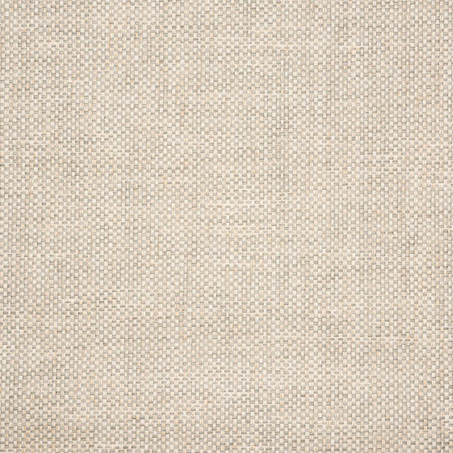 Tonal Paperweave wallpaper in Granite by Schumacher, featuring a natural woven texture in neutral tones.