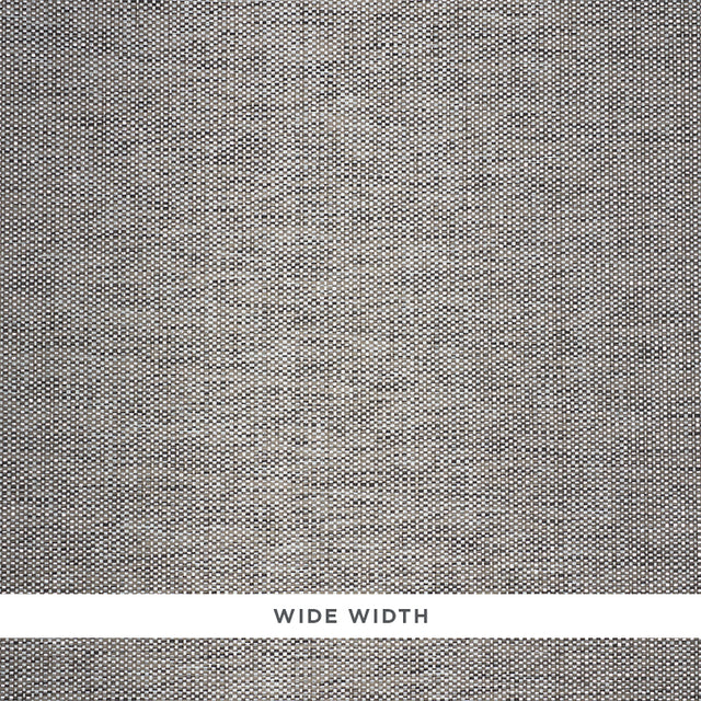 Charcoal metallic paperweave wallpaper with a tweedy, tonal texture and sophisticated shimmer.