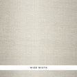 Ivory metallic paperweave wallpaper with a tweedy, tonal texture and subtle shimmer
