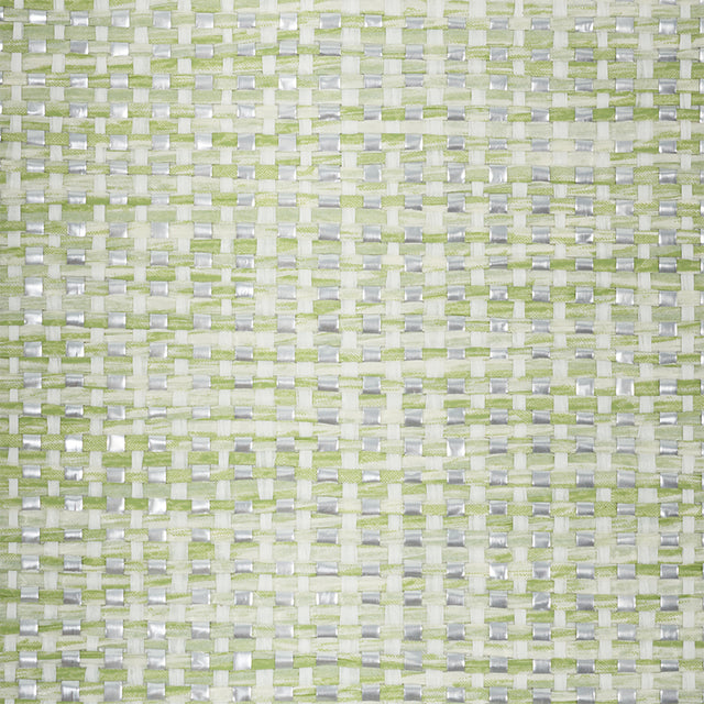 Metal Paperweave Green Wallpaper – Schumacher 5010313