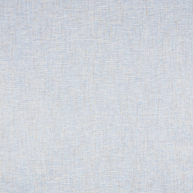Open Paperweave Sky wallpaper by Schumacher, featuring an irregular open weave of natural paper fibers in a soft blue colorway.