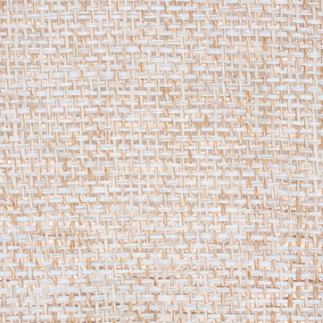 Open Paperweave Shimmer copper wallpaper with an irregular open weave of natural paper fibers on a metallic background, by Schumacher.