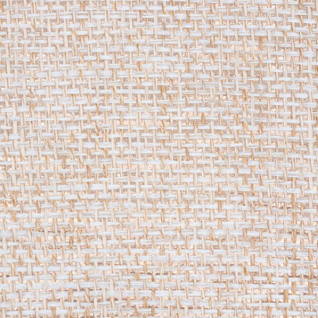 Open Paperweave Shimmer copper wallpaper with an irregular open weave of natural paper fibers on a metallic background, by Schumacher.