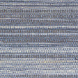 Dyed Raffia Slate textured woven wallcovering by Schumacher, showing irregular horizontal stripes and natural raffia fibers.