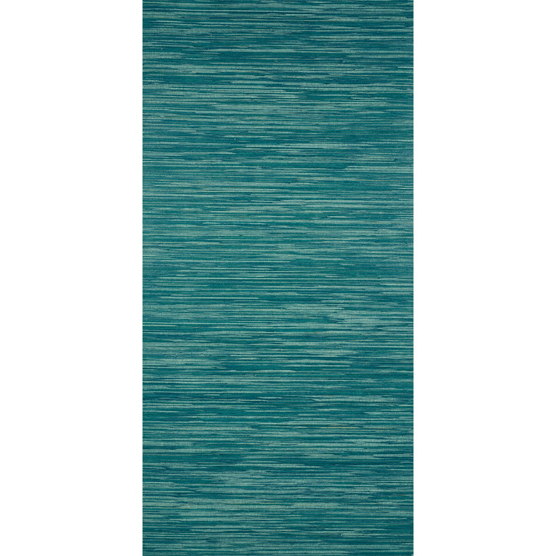 Dyed Raffia Peacock by Schumacher Textured Wallcovering – Schumacher 5010342