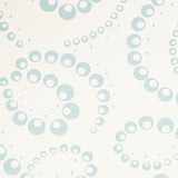DORIAN Sky by Schumacher Abstract Botanical Swirl Wallpaper – Schumacher 5010360