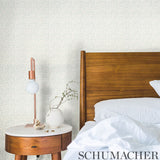 DORIAN Seafoam by Schumacher Abstracted Botanical Swirl Wallpaper – Schumacher 5010362