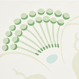 Jackie Leaf by Schumacher Contemporary Arts & Crafts Floral Wallpaper – Schumacher 5010370