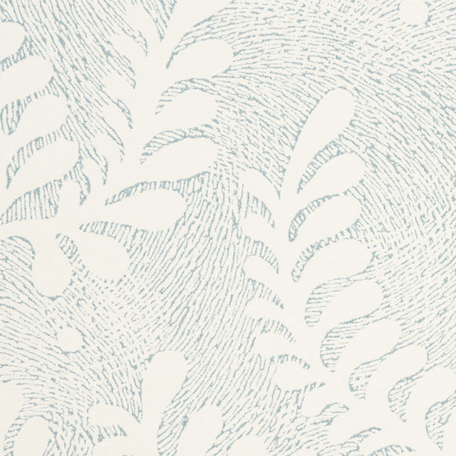 Etched Fern Sky by Schumacher Botanical Wallpaper – Schumacher 5010382