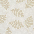 Estelle wallpaper in neutral colorway featuring bold, stylized florals with a contemporary Arts & Crafts feel by Schumacher.
