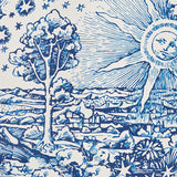 Modern Toile Indigo by Johnson Hartig Wide Width Artistic Wallpaper – Schumacher 5010421