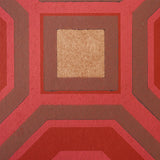 HANOVER Ruby Geometric Lattice Wallpaper – Schumacher 5010431
