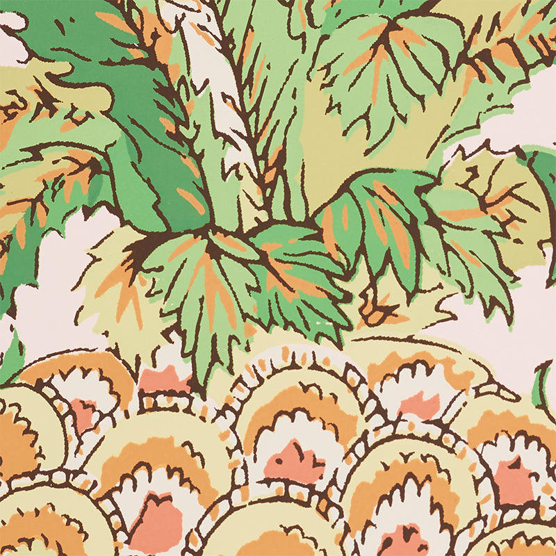 Pineapples Blush by Schumacher Signature Schumacher Collection Wallpaper – 5010451