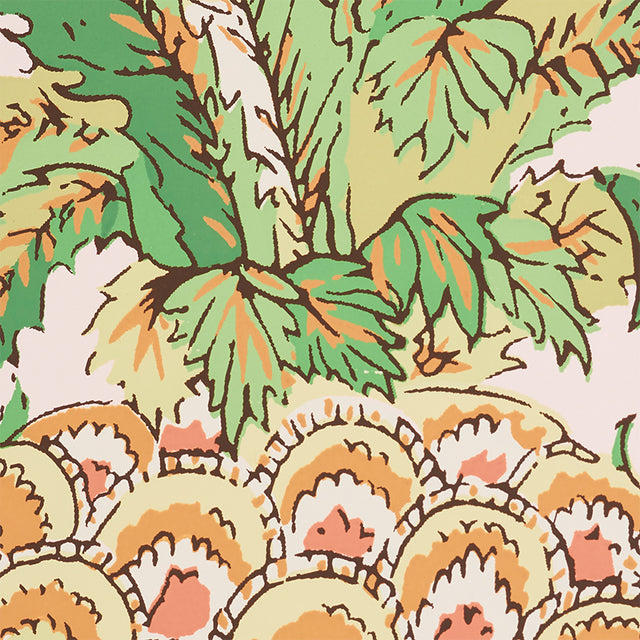 Pineapples Blush by Schumacher Signature Schumacher Collection Wallpaper – 5010451