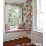 Indian Arbre Peacock & Emerald by Schumacher Large-Scale Floral Wallpaper – Signature Schumacher 5010492
