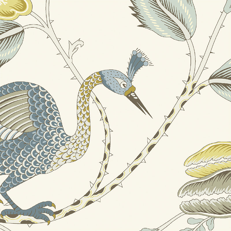 Campagne Cadet & Citron by Schumacher French Botanical Wallpaper – Schumacher 5010510