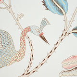 Campagne Peacock & Rouge by Schumacher French Botanical Scenic Wallpaper – Schumacher 5010512