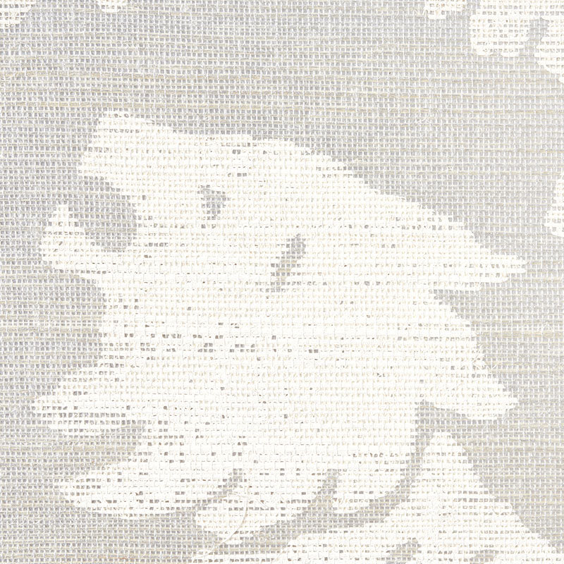 Regalia Sisal Ivory on Silver Wide Width Grasscloth Wallpaper – Schumacher 5010532