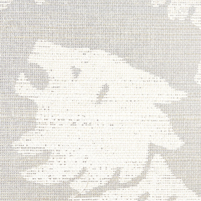 Regalia Sisal Ivory on Silver Wide Width Grasscloth Wallpaper – Schumacher 5010532