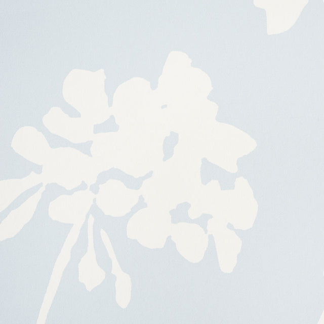 Pennick Sky Floral Wallpaper by Schumacher – Step Lively Collection 27 in x 4.5 ft per yard – 5010540