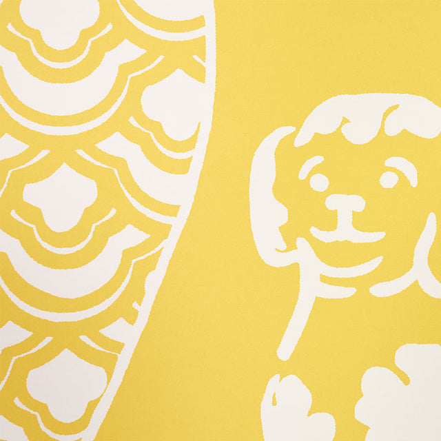 Hellene Yellow Chinoiserie Wallpaper by Schumacher – 5010550