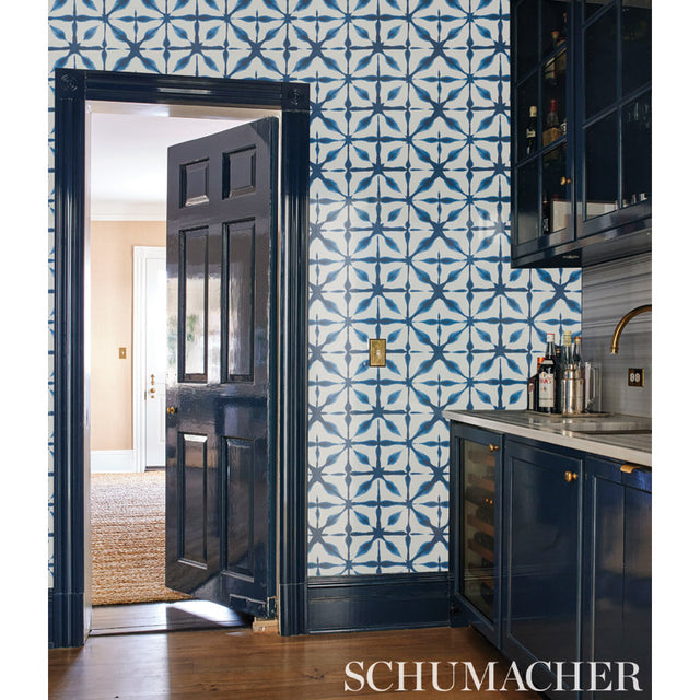 Andromeda Charcoal by Schumacher Wide-Width Wallpaper – Signature Collection 5010572