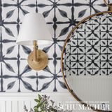 Andromeda Charcoal by Schumacher Wide-Width Wallpaper – Signature Collection 5010572