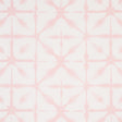 Andromeda Pink uncoated nonwoven wallpaper with a soft, shibori-inspired geometric pattern by Schumacher