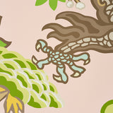 Chiang Mai Dragon Blush by Schumacher Chinoiserie Dragon Wallpaper – Schumacher 5010590