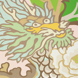 Chiang Mai Dragon Blush by Schumacher Chinoiserie Dragon Wallpaper – Schumacher 5010590