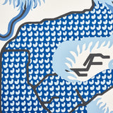 Magical Ming Dragon Porcelain by Schumacher Johnson Hartig Designer Wallpaper – Schumacher 5010600